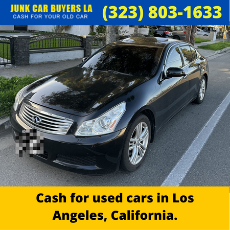 Cash for used cars in Los Angeles, California.